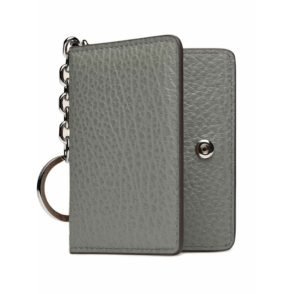 マルタンマルジェラ メンズ 紙入れ 付属品 Keyring chain cardholder Grey
