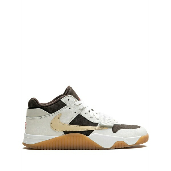 ジョーダン メンズ スニーカー シューズ X travis scott jumpman jack sneakers Neutrals|asty