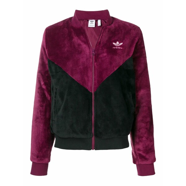 アディダス レディース 上衣＆上衣 アウター Colourblock track jacket Purple