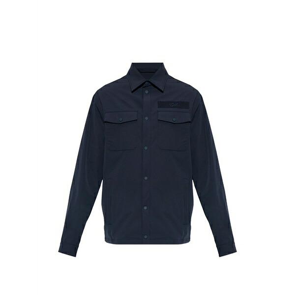 ポールアンドシャーク メンズ ジャケット＆ブルゾン アウター Chest pockets appliqu茫漏 jacket Blue｜asty