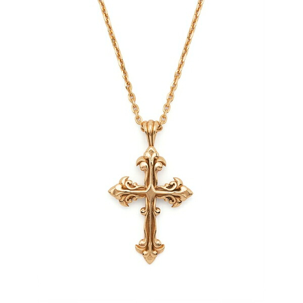 エマニュエレ ビコッキ メンズ 首飾り・チョー鉄道車両 佩び物 Large avelli cross necklace Gold