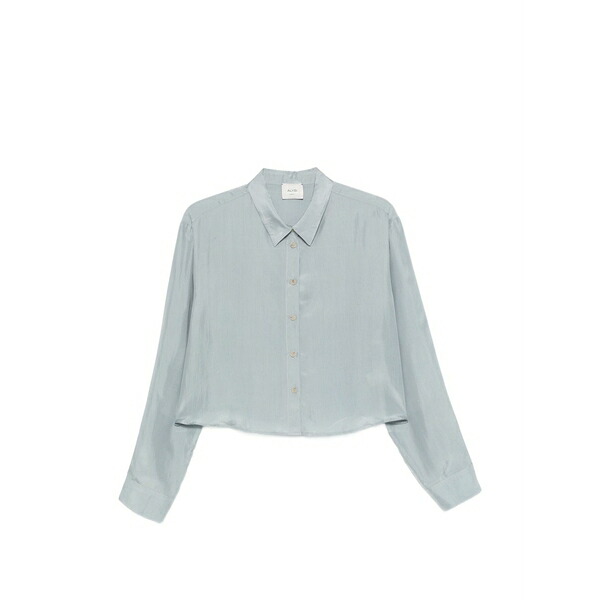 アリジ レディース シャツ トップス Buttoned shirt Blue｜asty