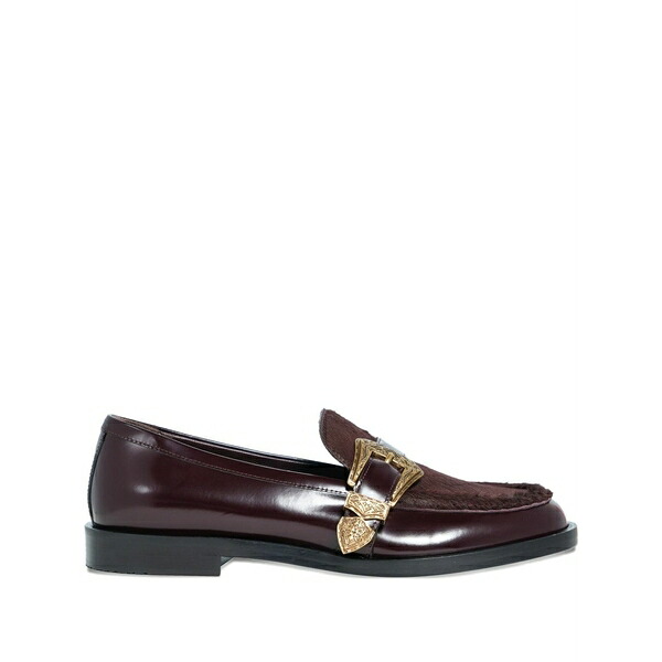ロベルトフェスタ レディース スリッポン・ローファー シューズ Lira pony-skin buckle loafers Brown