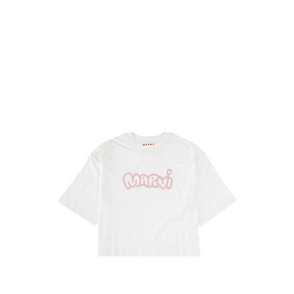 マルニ レディース プルオーバー トップス Logo-print t-shirt White