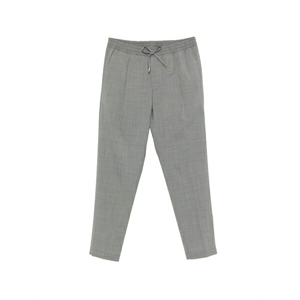 ブリリア 1949 メンズ カジュアルパンツ ボトムス Drawstring-waistband trousers Grey｜asty