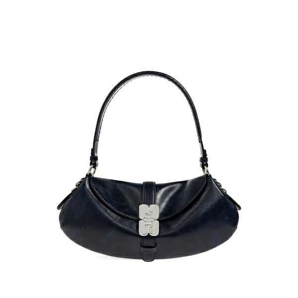 ガニー レディース トートバッグ バッグ Logo-buckle tote bag Blue|asty