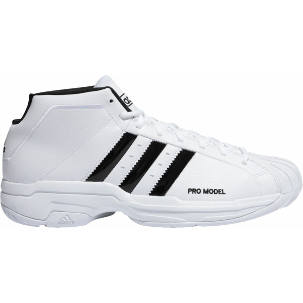若者の大愛商品 注目ショップ アディダス メンズ バスケットボール スポーツ adidas Pro Model 2G Basketball Shoes White Black scgp-sa.com scgp-sa.com