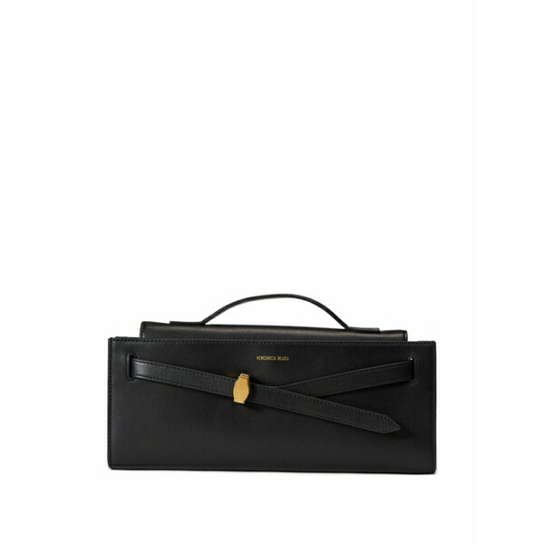 ヴェロニカ ベアード レディース クラッチペダル御徒面子 御徒面子 Dash leather clutch bag Black
