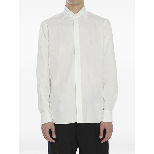 ボリエッロ メンズ シャツ トップス Marechiaro french-collar shirt White｜asty 36,920円