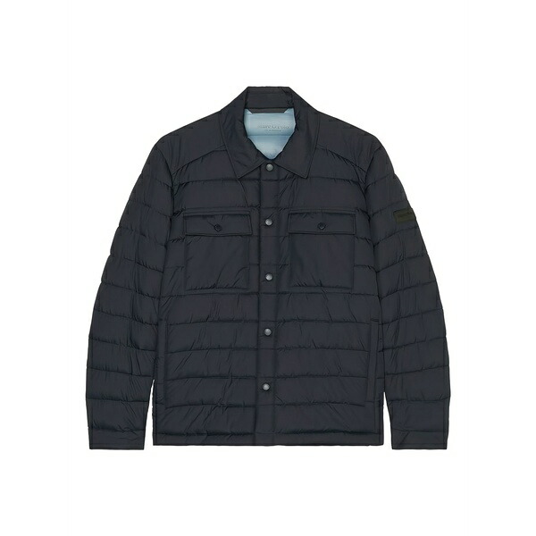マルコポーロ メンズ 上衣＆上衣 アウター Flap-pocket quilted jacket Blue コート・ジャケット-メンズファッション