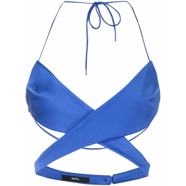 アレックスぺりー レディース シャツ トップス Hudson cut-out wraparound top Blue｜asty 57,090円