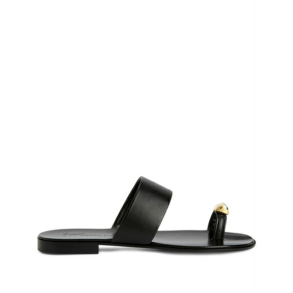 ジュゼッペザノッティ メンズ サンダル シューズ Norbert leather toe-loop sandals Black