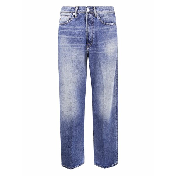 ナイン イン ザ モーニング メンズ デニムパンツ ボトムス Faded-effect cotton jeans Blue｜asty