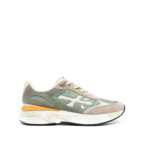 プレミアータ メンズ スニーカー シューズ Moerun low-top sneakers Green｜asty