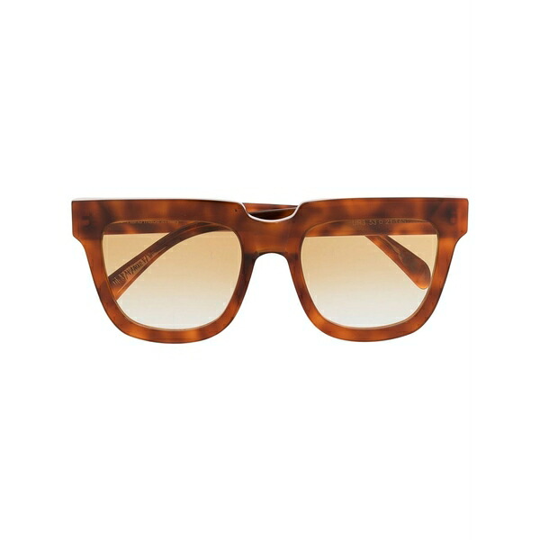 レトロスーパーフューチャー メンズ サングラス・アイウェア 佩び物 Tortoiseshell-effect oversize-frame sunglasses  Brown