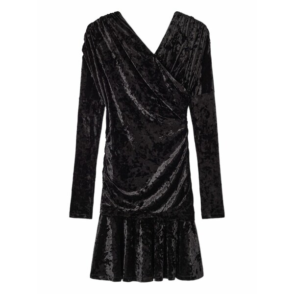 ガニー レディース ワンピース トップス Ruched mini dress Black｜asty 36,270円
