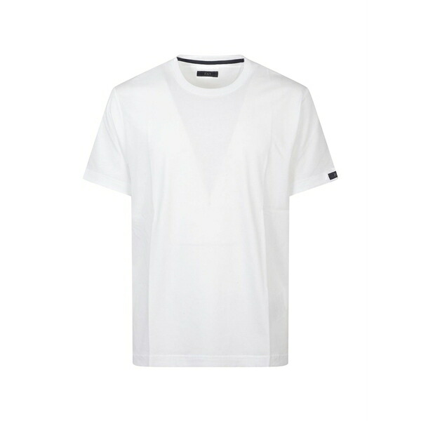 フェイ メンズ プルオーバー トップス Cotton jersey t-shirt White