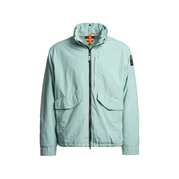 パラジャンパーズ メンズ ジャケット＆ブルゾン アウター Logo-patch jacket Blue｜asty