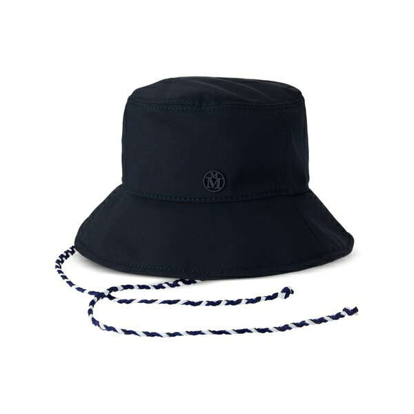 メゾンミッシェル  レディース 鳥打ち帽 付属物 Angele water-resistant bucket hat Blue