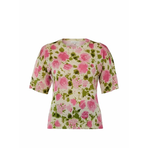 リュージョー レディース プルオーバー トップス Floral crew-neck top  Neutrals