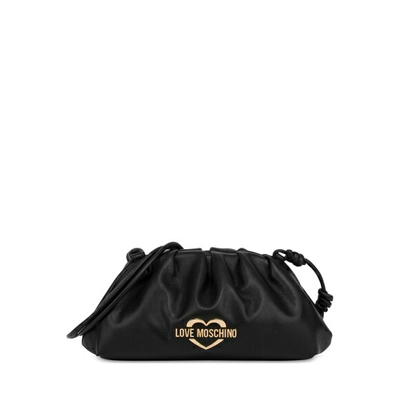優しいこと モスキーノ レディース ショルダーバッグ 御徒面子 Logo-plaque crossbody bag Black レディースバッグ-ショルダーバッグ・メッセンジャーバッグ