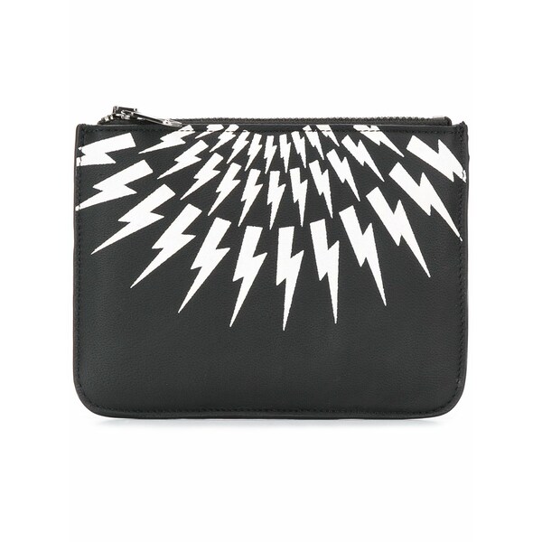 ニールバレット メンズ 財布 アクセサリー 'thunder' zip coin pouch Black｜asty