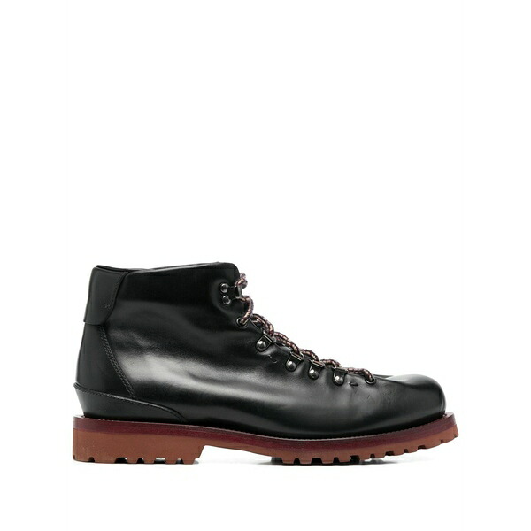 ブッテロ メンズ ブーツ シューズ Lace-up ankle boots Black