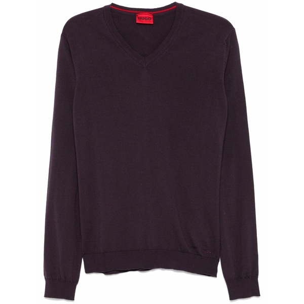 雇い主 メンズ 編み物\u0026プルオーバー アウター San vredo sweater Purple