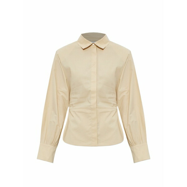 イロ レディース シャツ トップス Janine long-sleeve shirt Neutrals|asty