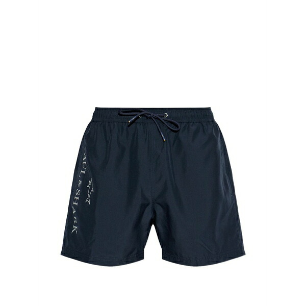 ポールアンドシャーク メンズ カジュアルパンツ ボトムス Logo swim shorts Blue|asty