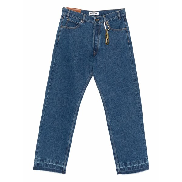 ダークパーク メンズ デニムパンツ ボトムス Chain-embellished jeans Blue｜asty