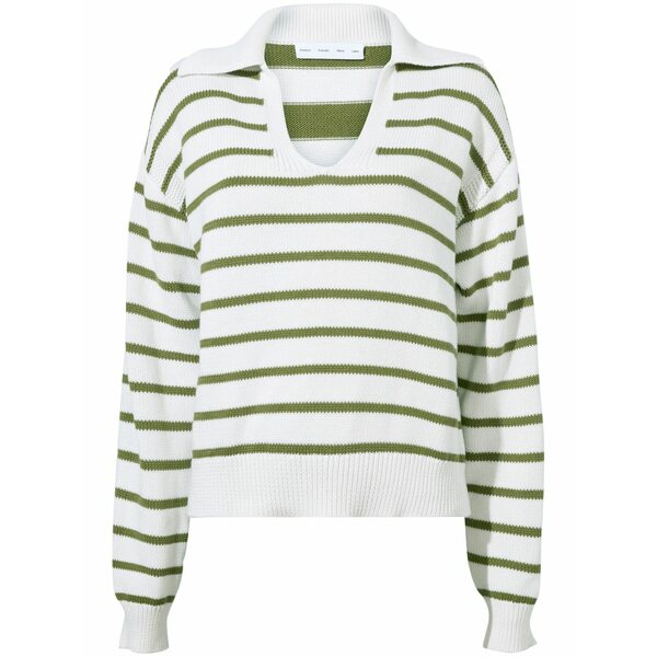 プロエンザ スクーラー ホワイト レーベル レディース ニット&セーター アウター Murphy sriped sweater White｜asty 76,890円