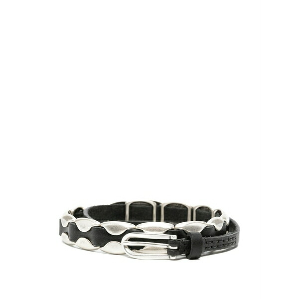 アワーレガシー メンズ 三尺帯 添え物 Billow leather belt Black