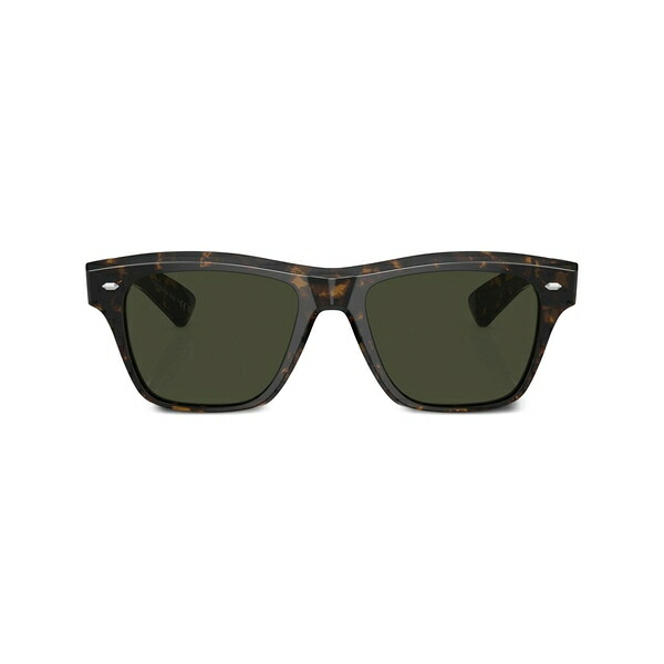 オリバーピープルズ メンズ サングラス・アイウェア アクセサリー Oliver sixties square-frame sunglasses Green｜asty