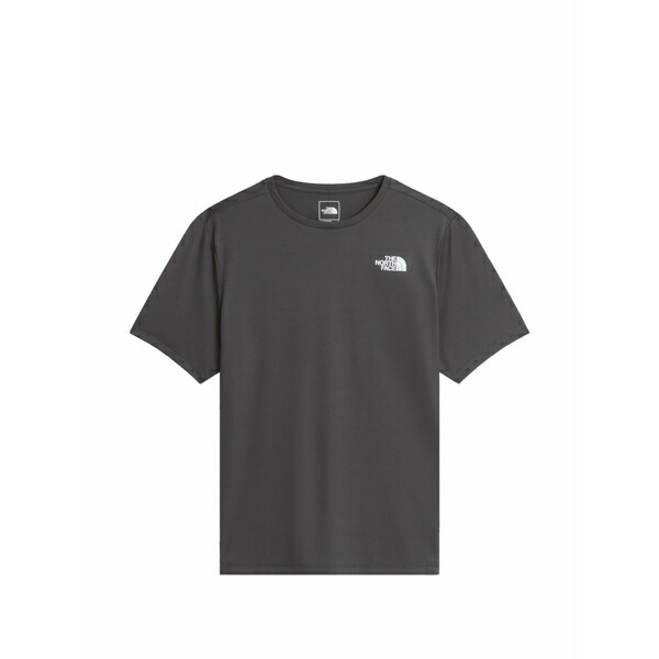 北の方人間の顔 メンズ プルオーバー トップス Logo t-shirt Grey