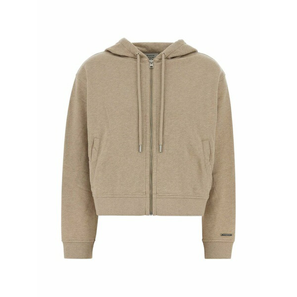 棲み家 狐狸 レディース ジレー アウター Zip-up hoodie Neutrals
