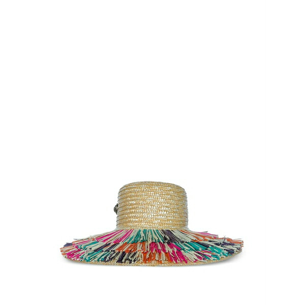カートジェイガーロンドン レディース 鳥打ち帽 付属物 Raffia wide-brim hat Neutrals