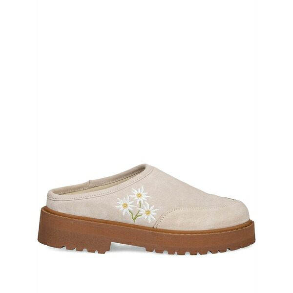 ディエム レディース サンダル シューズ Maggiore embroidered mules Neutrals