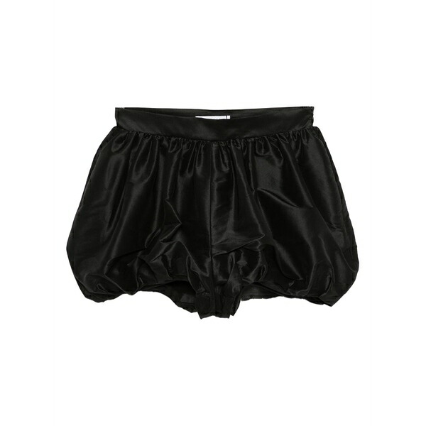 ビクターアンドロルフ レディース カジュアルパンツ ボトムス Bubble-hem satin shorts Black｜asty
