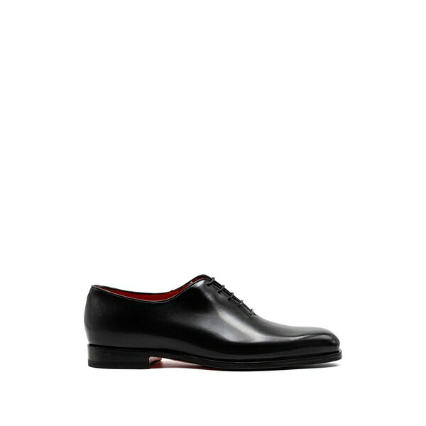 サントーニ メンズ 御召しものシューズ シューズ Lace-up oxford shoes Black