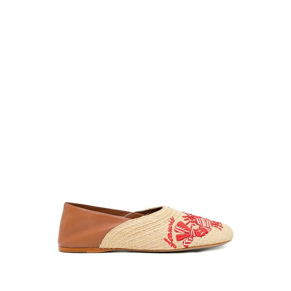 農園 リオ レディース パンプス シューズ Raffia pumps Neutrals