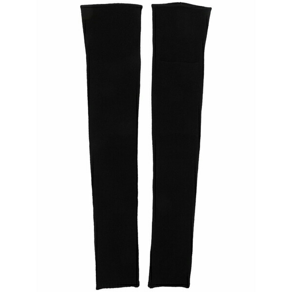 リックオウエンス メンズ グローブ 付属物 Cashmere-blend arm warmers Black