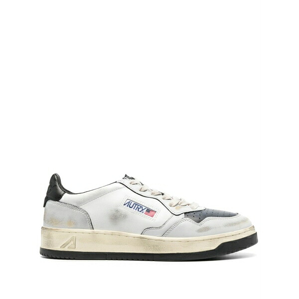 オートリー メンズ スニーカー シューズ Medalist-low lace-up sneakers Grey