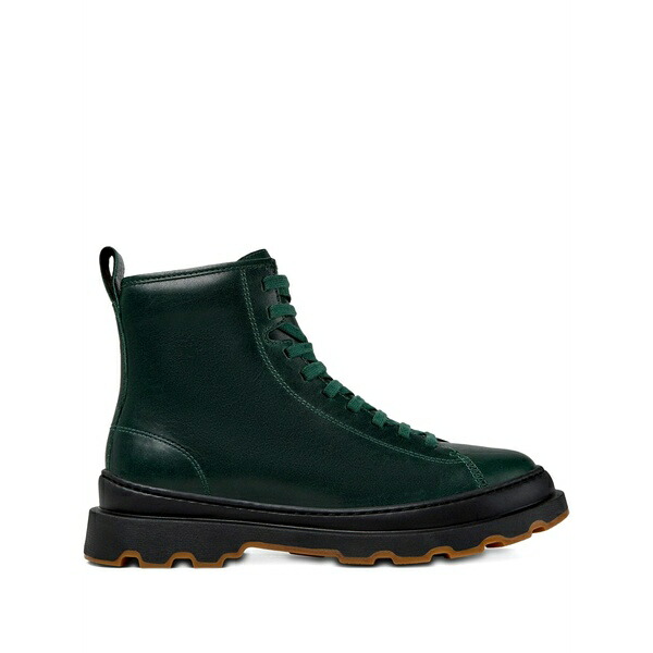 カンペール レディース ブーツ シューズ Brutus+ chunky sole boots Green