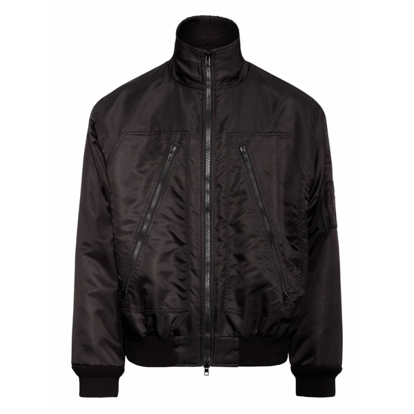 マルタンマルジェラ メンズ 上衣＆上衣 アウター Stitch-detail bomber jacket Black
