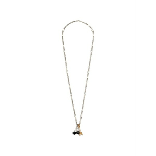 ヴァレンティノ ガラヴァーニ メンズ 首飾り・チョー鉄道車両 付属物 Valentino garavani chez valentino necklace インチ metal, enamel and swarovski￠ crystals Silver
