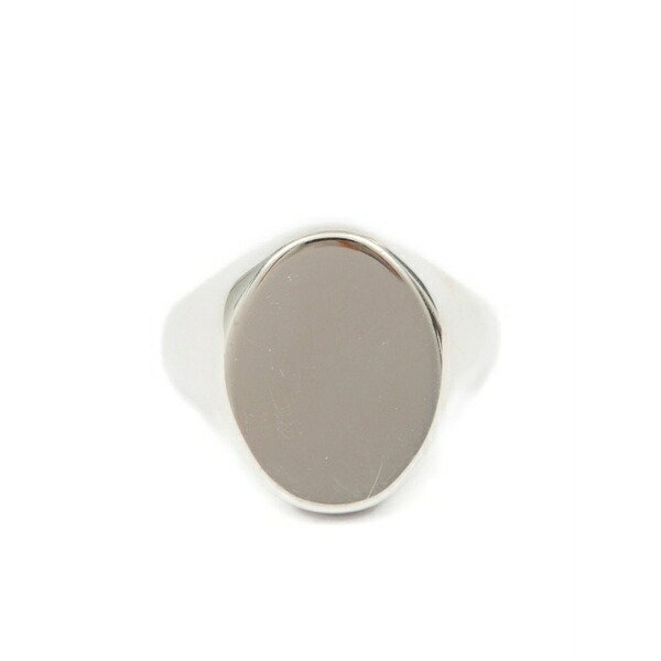 マルタンマルジェラ メンズ 輪っか 付属物 Chevaliere signet ring Silver