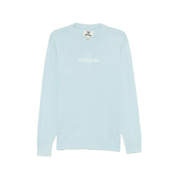 ヴィスラ メンズ ティーシャツ トップス Serpents cosmic wash graphic-print long-sleeve t-shirt Blue