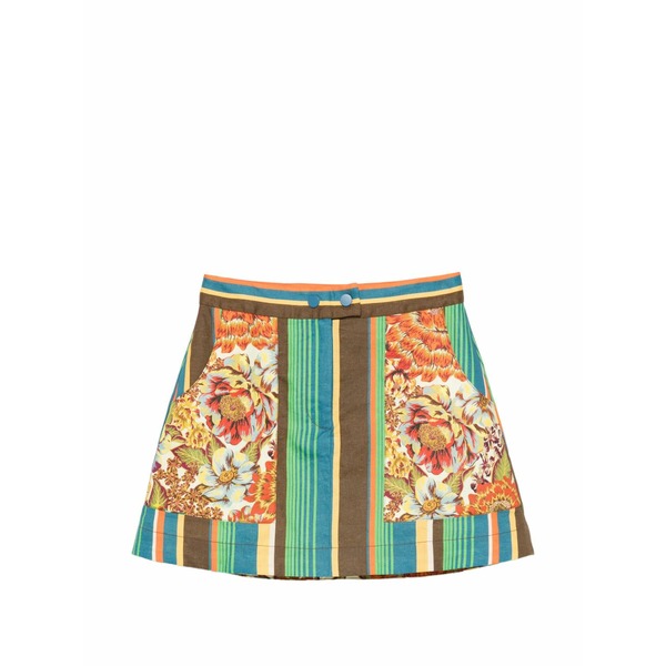 アレメ レディース スカート ボトムス Charlie mini skirt Brown｜asty