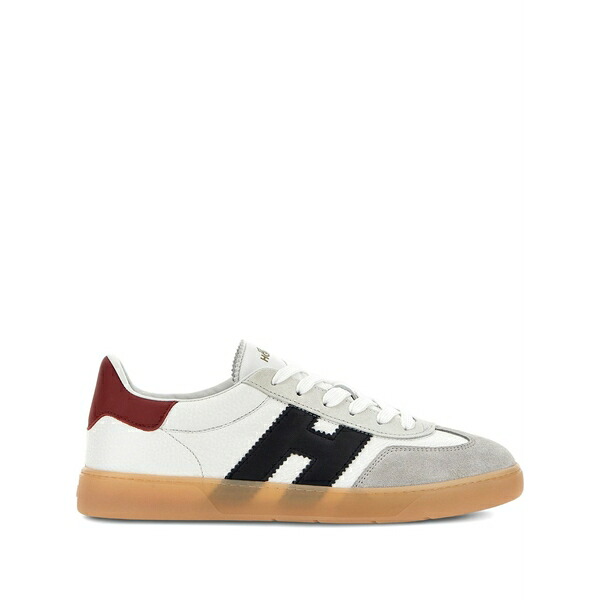 ホーガン メンズ スニーカー シューズ Cool logo-appliqu&pound; leather sneakers White｜asty